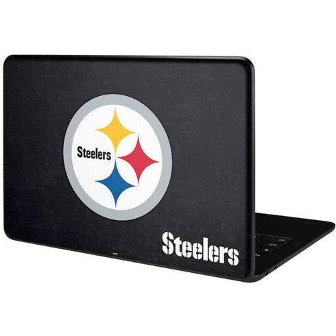 NFL Pittsburgh Steelers Distressed Google Pixelbook Go Skin